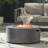 Smokeless 40,000 Round Iron Fire Pit, - , Propane Fueled, Quick Start, No Assembly, Stone Gray, 32 Inches Wide, Deep, 13.5 High, 39.24 Lb Powered Smokeless, Electronic Ignition,-2139199713