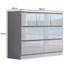 Warren 7 Drawer Merchant Chest Of Drawers: 4 + 3 Configuration. Scratch Resistant. Handleless Design. 14cm Deep Drawers-1557299191