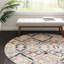 Tapis beige à motif géométrique Tucson-1095069873