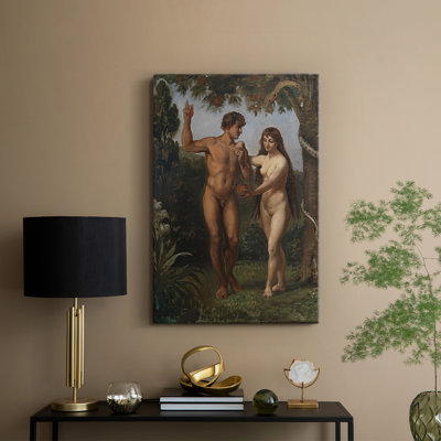 Eve Tempts Adam -Gallery Wrapped Canvas by Wilhelm Marstrand