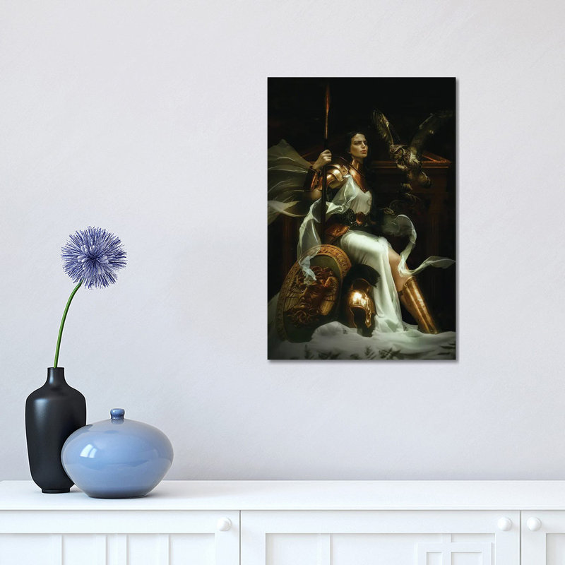 Athena by Lillian Liu - Print on Canvas, 45.72cm H x 30.48cm W x 1.91cm D, Wrapped Canvas