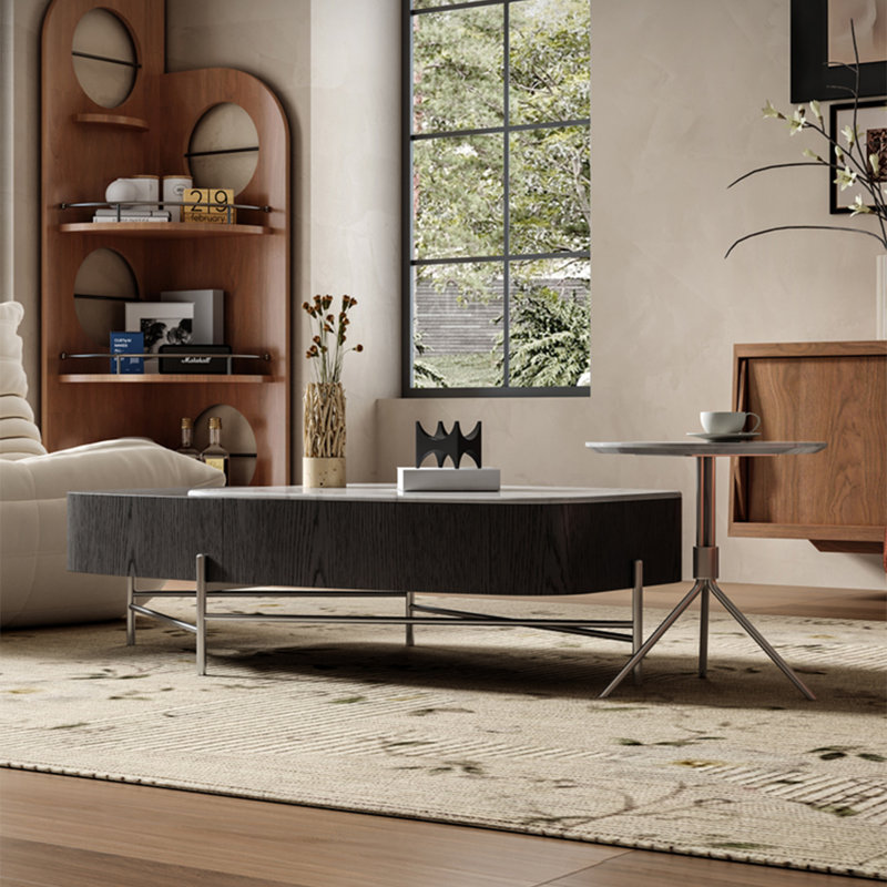 Table basse simple en pierre micro-cristalline