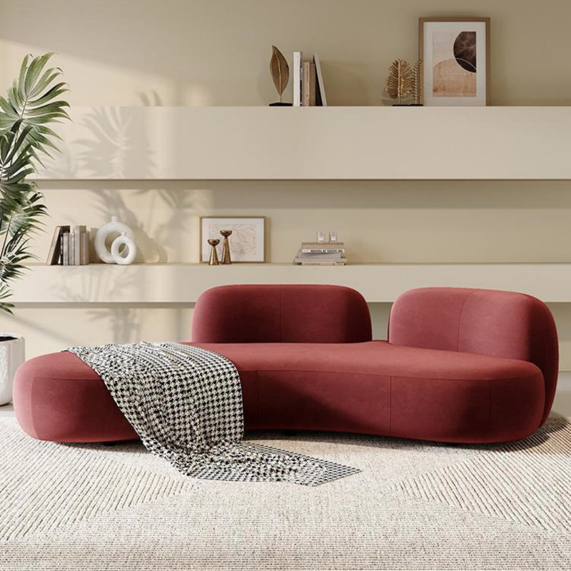 Canapé moderne simple et créatif, Rouge