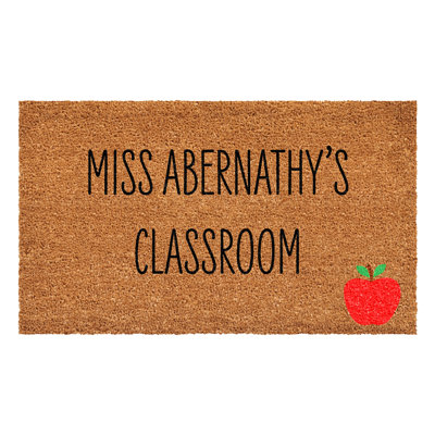 Personalized Miss Classroom Doormat