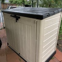 Keter Store-It-Out Max 5 x 3 FT Horizontal Garbage Storage Bin