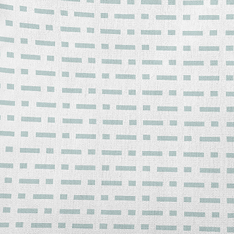 Coussin décoratif réversible Stripe A Balance, Turquoise rayé, H 20 po x l 20 po