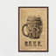 « bière stein », impression encadrée-21669434