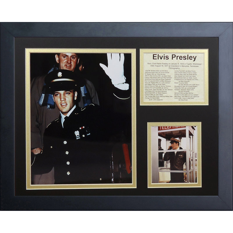Memorabili encadrée presley elvis