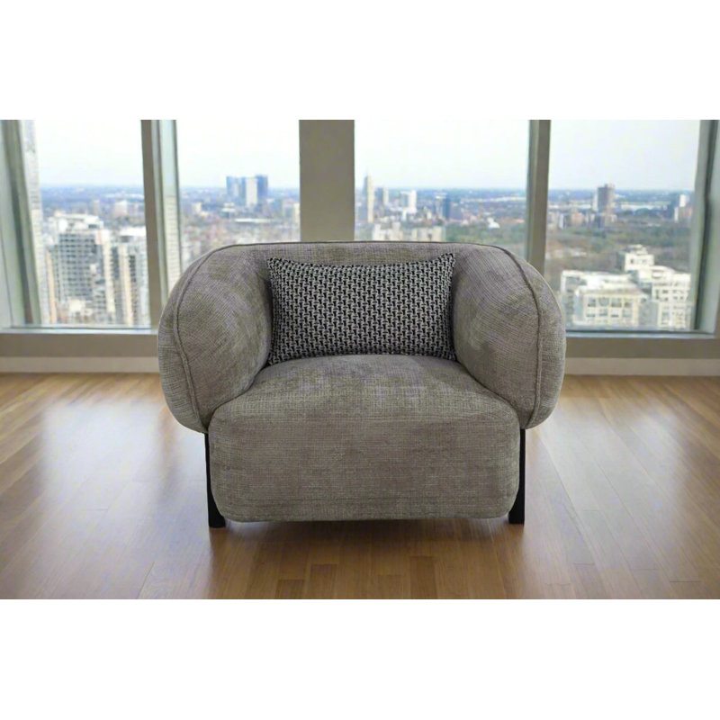Chaise avec accoudoirs Nova Mid-Century