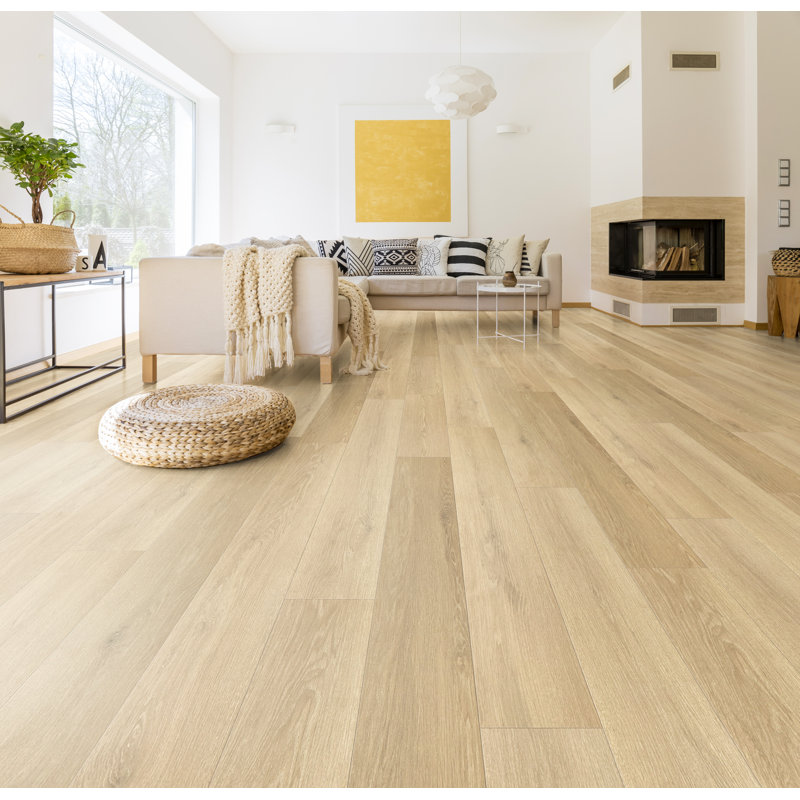 Lineage 9.25'' W x 60'' L x 12'' Laminate Flooring, Terra Cognac