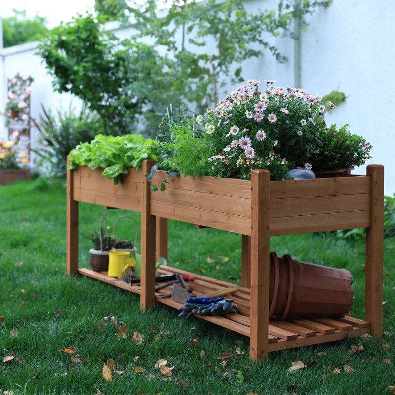 Raised Garden Bed, Brown