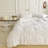Nayoroom Rustic French Style Textured Flower Pinch Pleated Duvet Cover Set Solid Luxury Bedding Sets-1172858622-1172858623