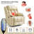 Power Lift Recliner Chair for Elderly With Vibration Massage Heat And Cup Holders, 2 Side Pockets-1558314216