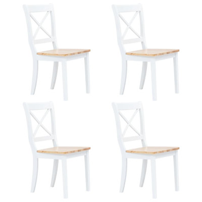 Lorryann Solid Wood Cross Back Side Chair