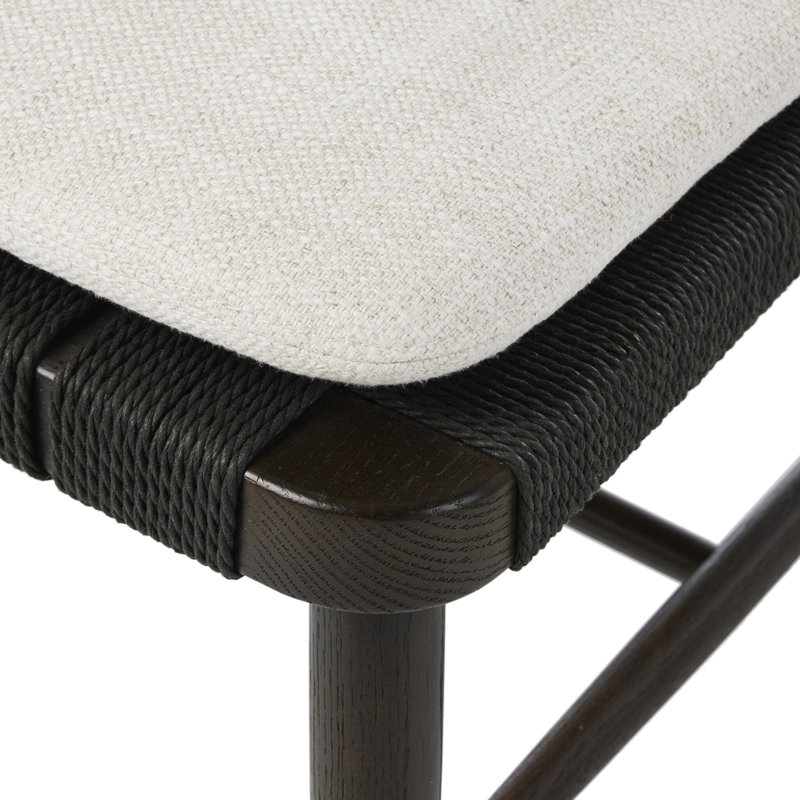 Kershaw Upholstered Dining Chair, Black