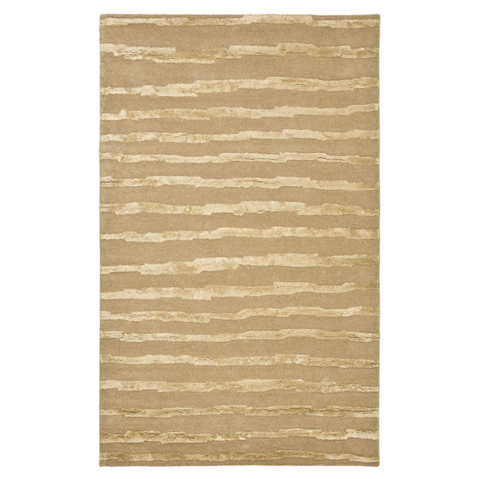 Tapis en laine / coton / viscose touffeté à la main Nukri, Tapis de couloir 2 pi 6 po x 12 pi