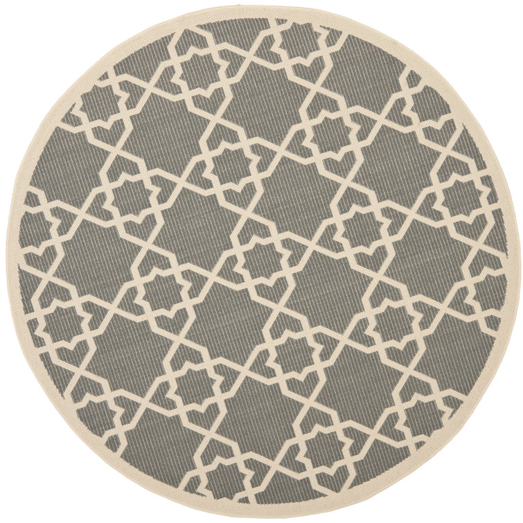 Courtyard Performance Geometric Indoor/Outdoor Area Rug