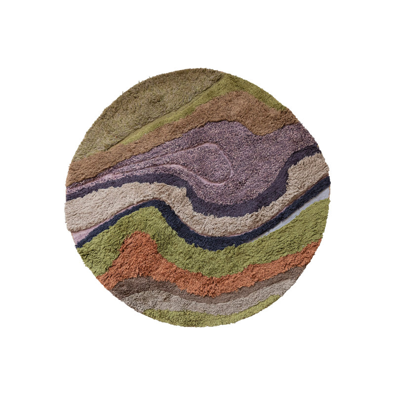 Tapis rond Charboneau 5 pi