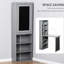 Bureau gris avec construction pliable et tablette latérale