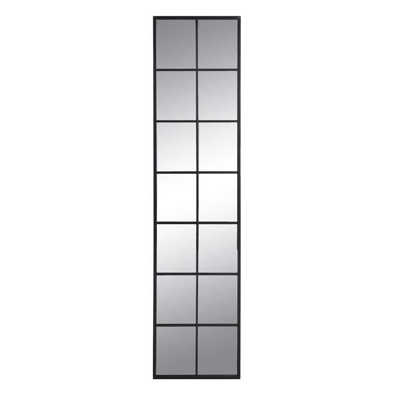 Lily-Jade Metal Flat Wall Mirror, 170cm H x 40cm W