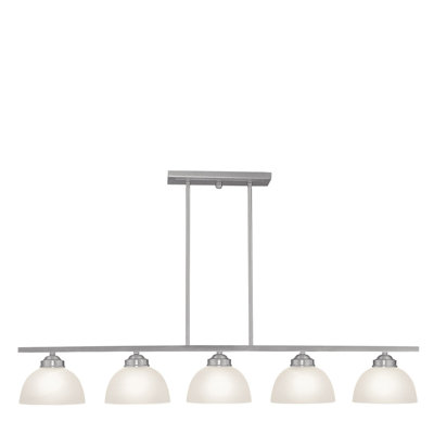 Lustre classique 5 lumières à abat-jour Batool