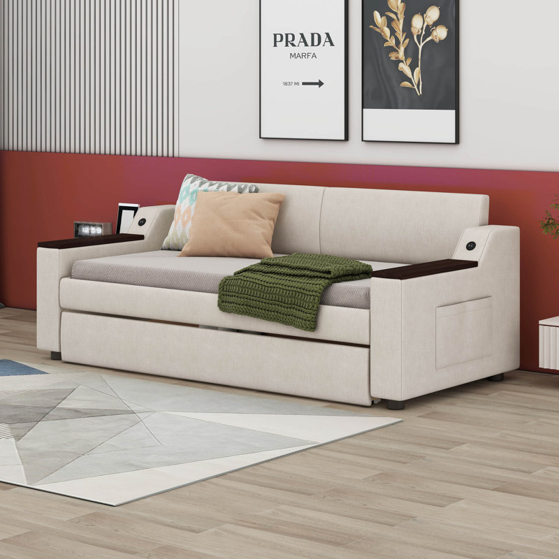Lit de jour simple Araelynn Upholstery