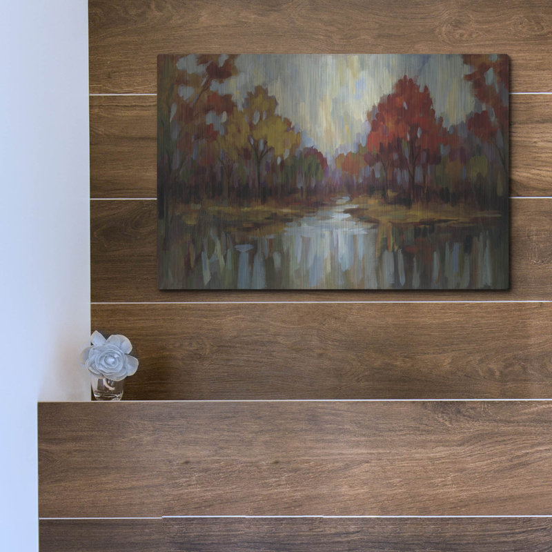 «Fall Aquarelle» par Silvia Vassileva, H 12 po x l 16 po