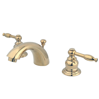 Robinet de salle de bain espacé avec ensemble de drain Knight