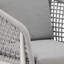 Chaise de patio avec coussin Caraker
