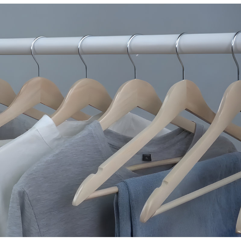 Cintres en bois antidérapants et durables, 90