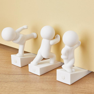 Bouchon de porte mignon avec base antidérapante: coin de porte décoratif pour la maison et le bureau