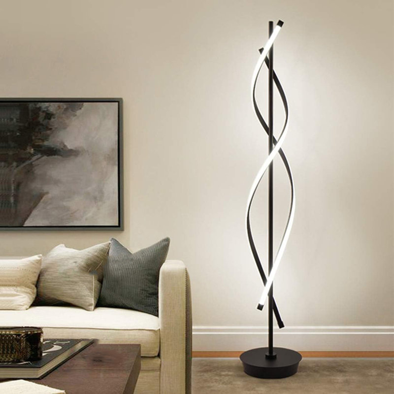 Adjustable Spiral Floor Lamp