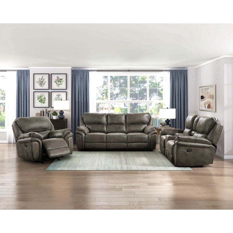 Ensemble de canapé de salon moelleux 3pc