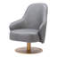 Fauteuil pivotant en similicuir 28 po Rania-108279983