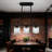 3-Light Dimmable Modern Linear Bird Chandelier