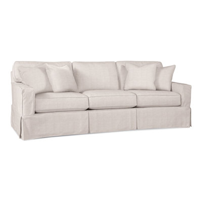 Gramercy Park 93" Upholstered Slipcovered Sofa by Braxton Culler