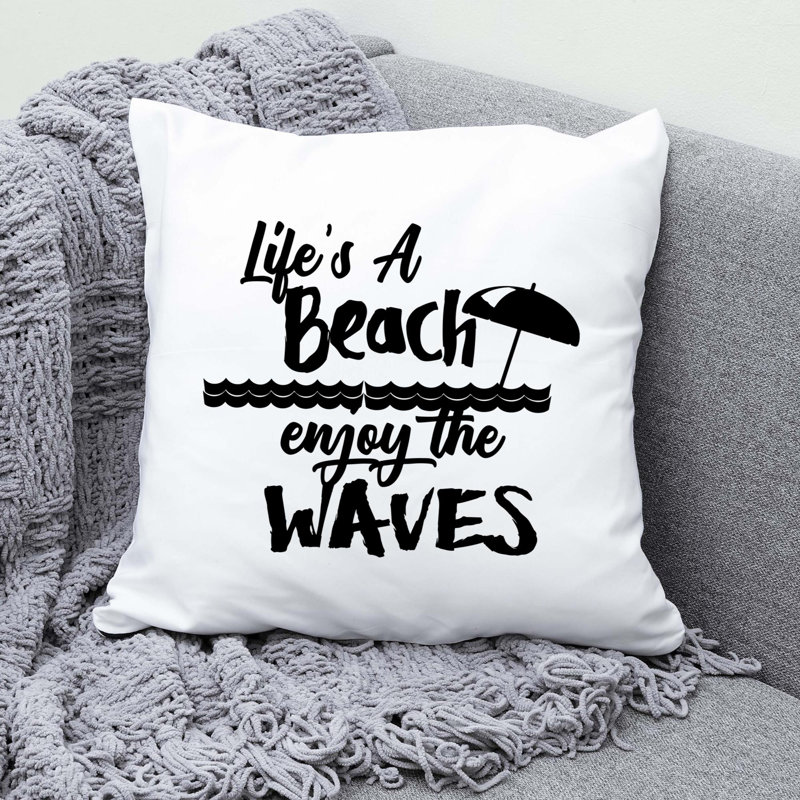Nautical Sea Life_58 - Coussin décoratif inclus, H 18 po x l 18 po