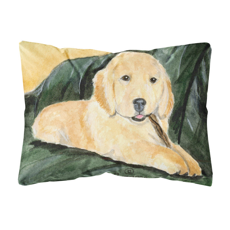 Coussin lombaire intérieur/extérieur golden retriever
