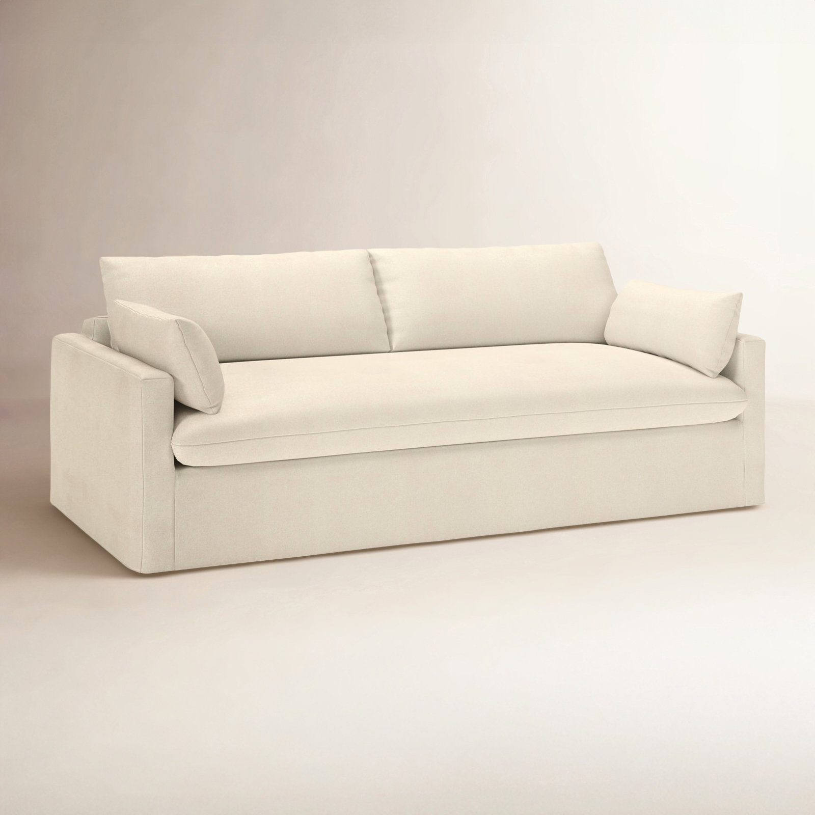 Luna 96'' Sofa, Bayou Natural Canvas
