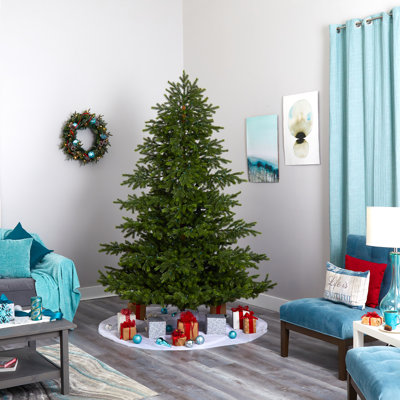 90' H Lighted Artificial Spruce Christmas Tree