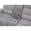 Causeuse inclinable électrique gris Isolé-133411883
