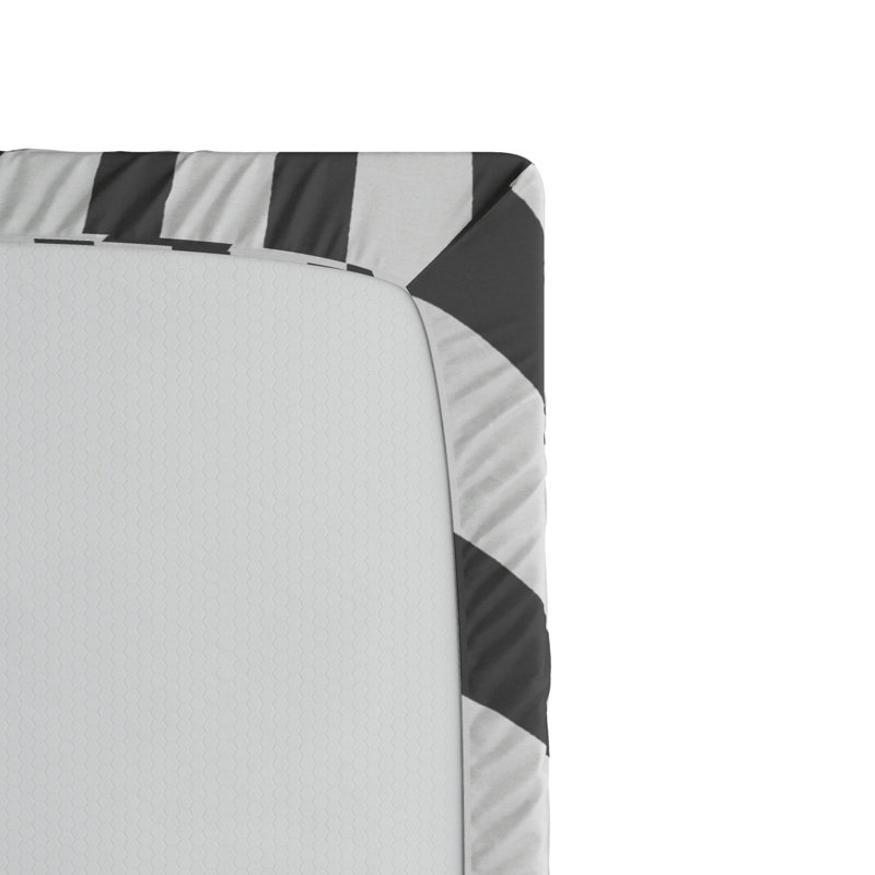 Microfiber Abstract Fitted Sheet, Twin XL Fitted Sheet