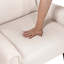 Chaise d'appoint moderne à oreilles rembourrée en bois massif 1pc-1405625879
