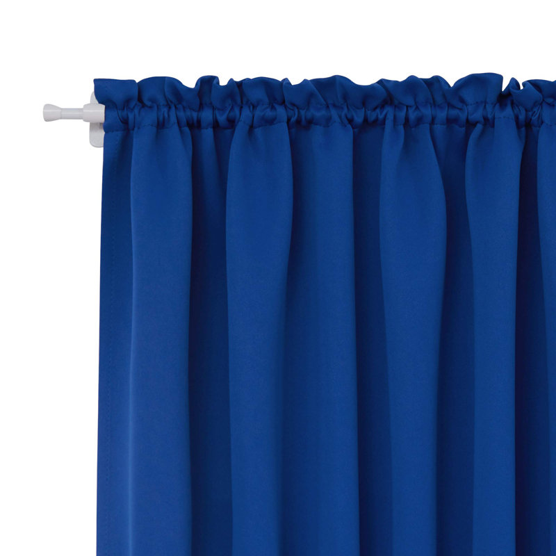 Rideau simple occultant et isolant Penryn, Bleu royal, l 54 po x L 72 po