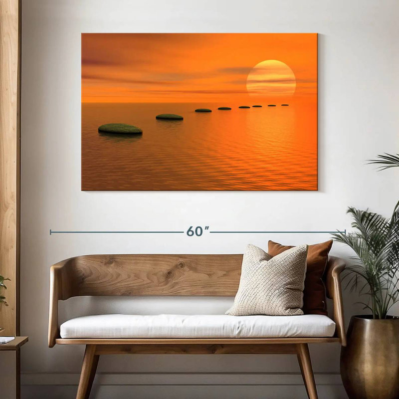 Kerrick Sunset Stepping Stones, H 32 po x l 48 po