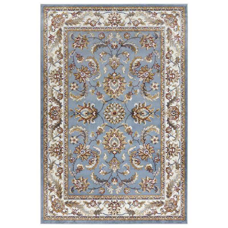 Hanse Home Oriental rug, short pile oriental rug for the living room, bedroom, dining room or children's room, mint cream