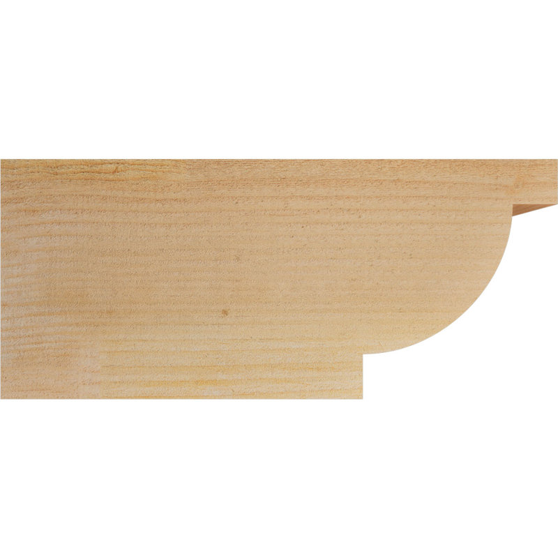 Alpine Rough Sawn, Sapin de Douglas, H 8 po x l 18 po x P 6 po