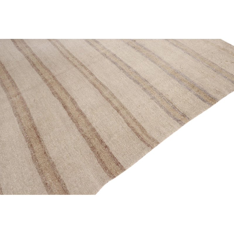 Terriek Striped Area Rug in Ivory