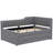 Upholstered Daybed With Trundle And Three Drawers-1115218980-1115218981