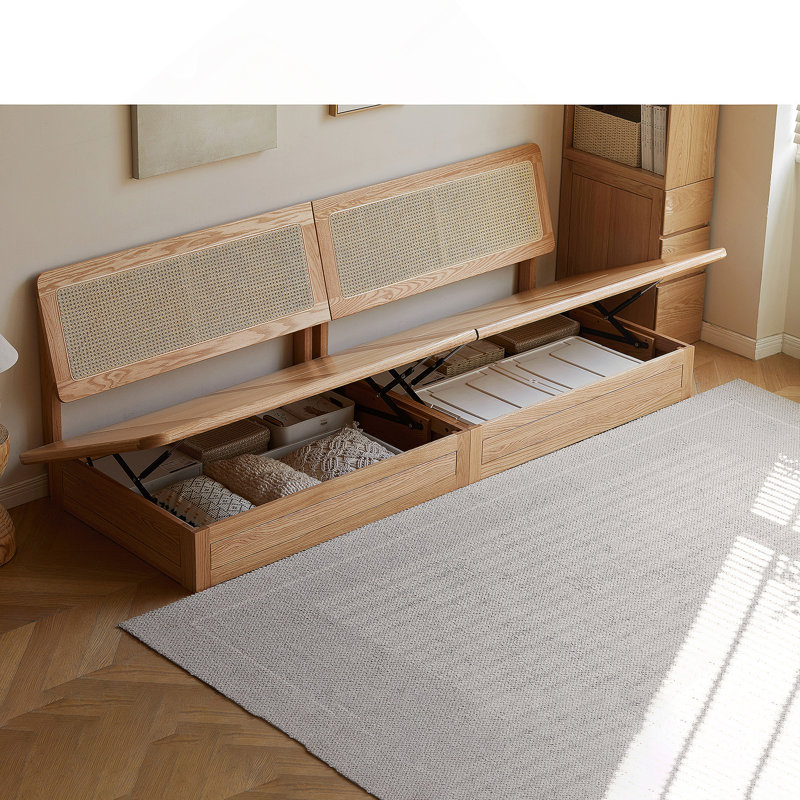 Oversized Solid Wood Sofa With Removable Cushions, Storage Function, And Easy Assembly, Suitable For Living Room, Home Office, And Apartment